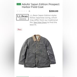 Adults' Japan Edition Prospect Harbor Field Coat‼️ SoldOut InStore&Online‼️